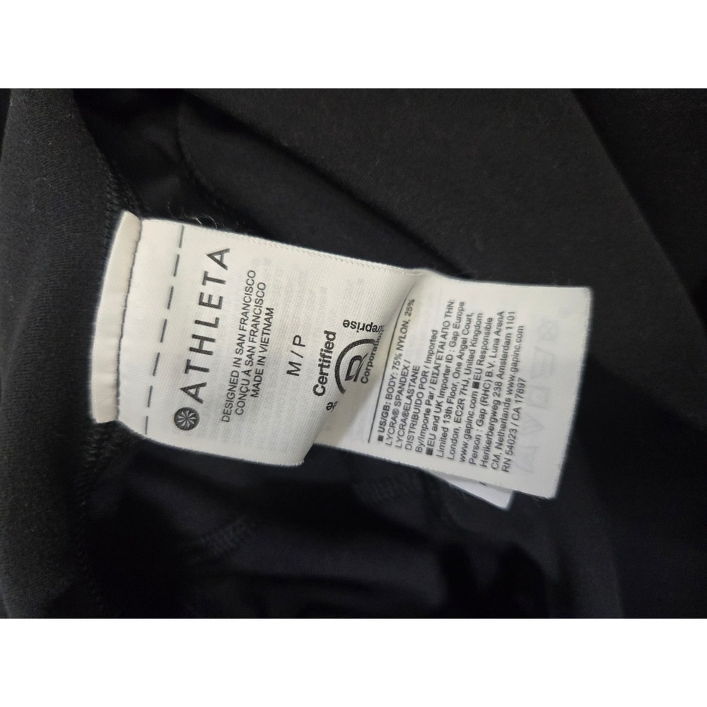 Athleta Salutation Jogger Black High Rise Activewear Yoga Pants Medium - Picture 8 of 8